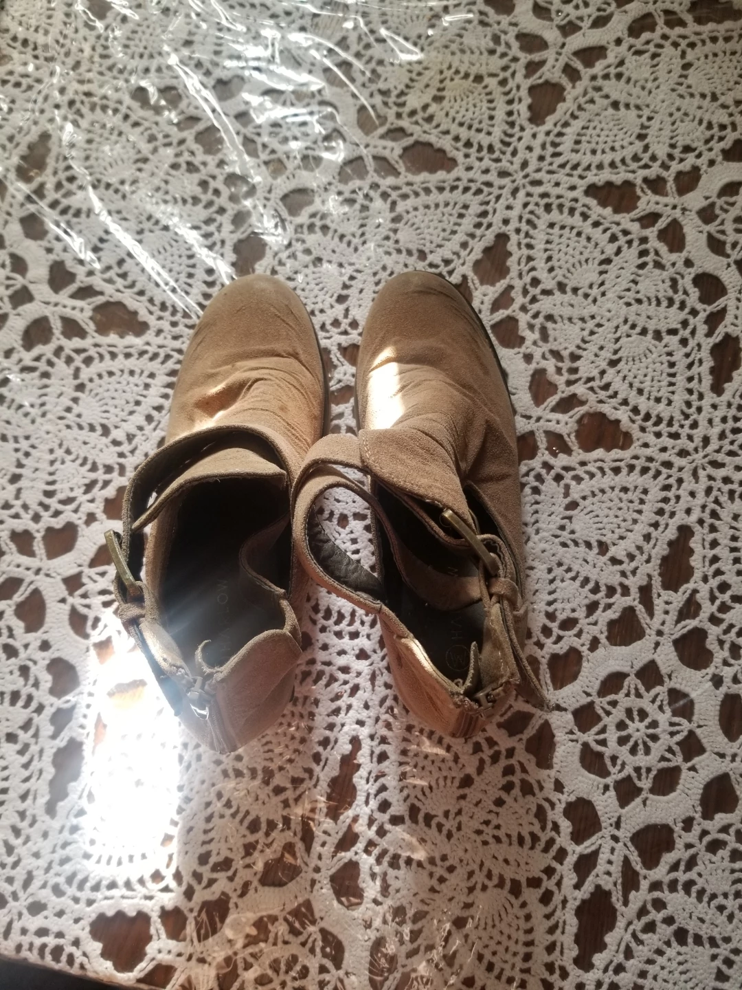 Harlow Tan Ankle Boots Size 8 - photo 3