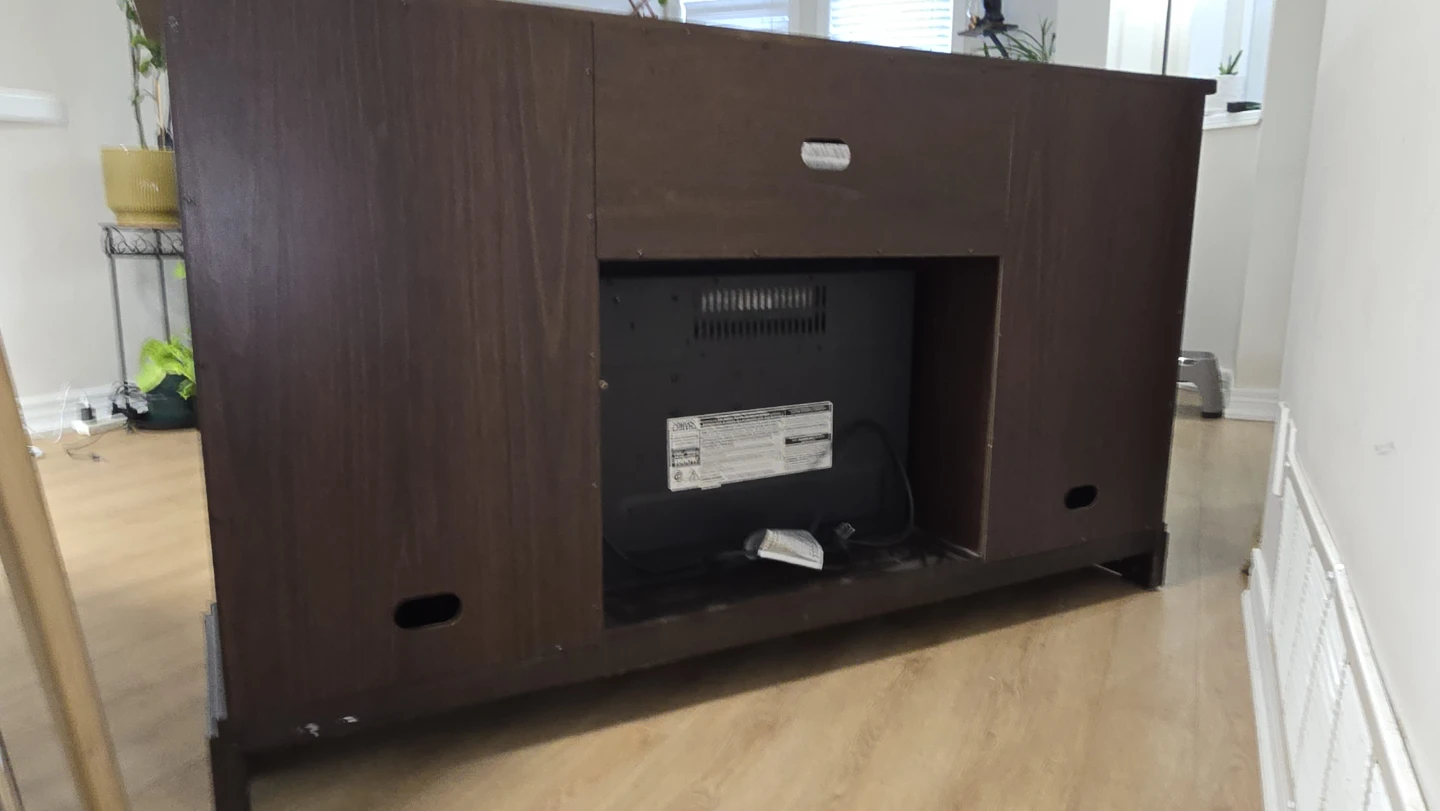 Electric fire pit / TV stand - photo 4