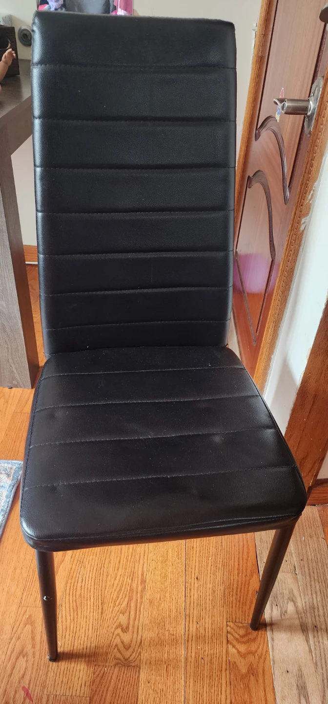 Black Upholstered Dining Chair
