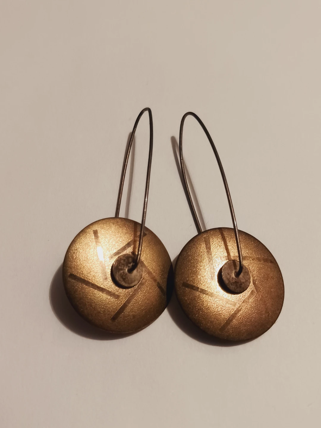Sterling Silver 925 Designer Signed Kinetic Disc Earrings - photo 3