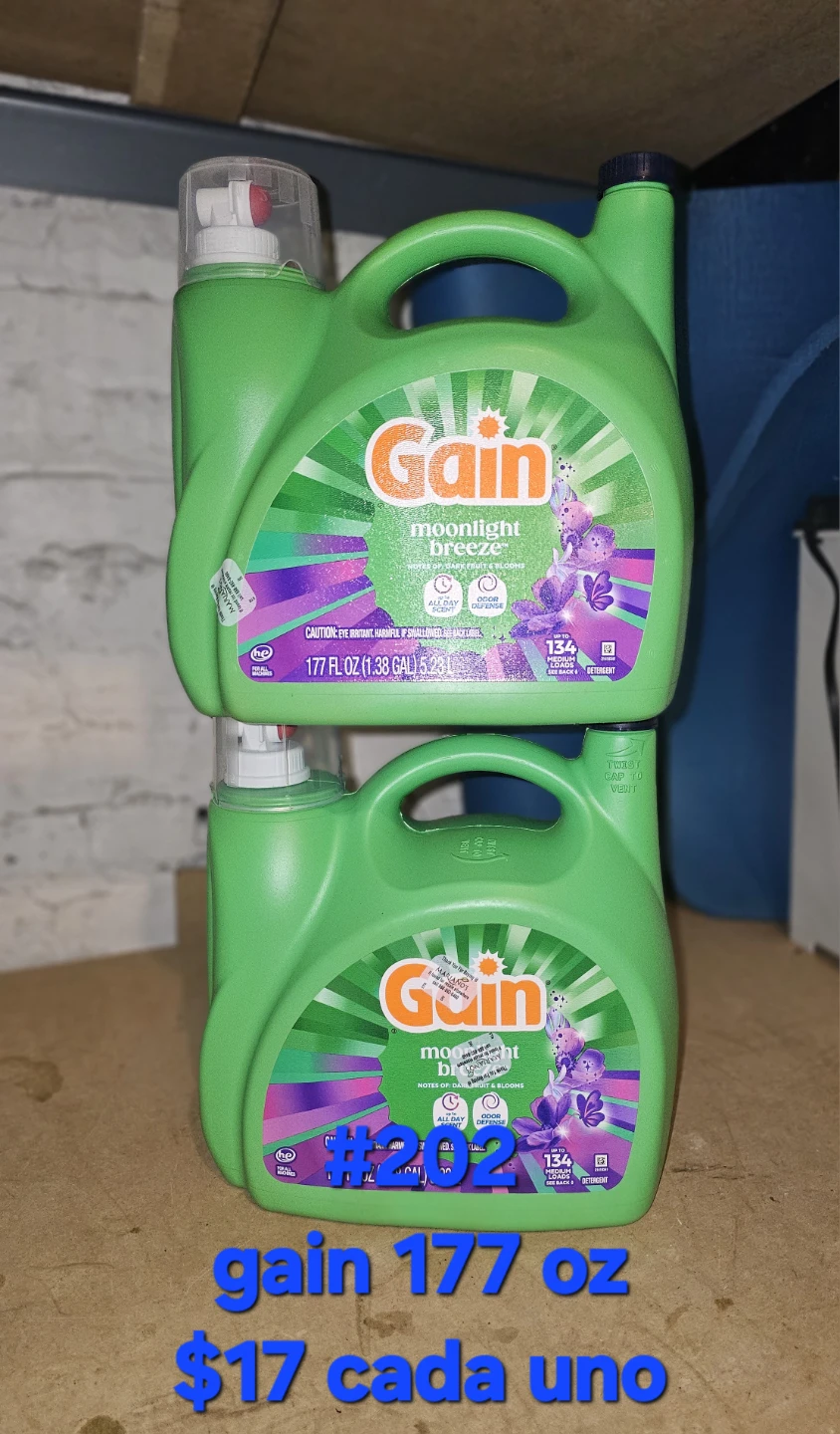 Gain Moonlight Breeze Laundry Detergent 177 oz