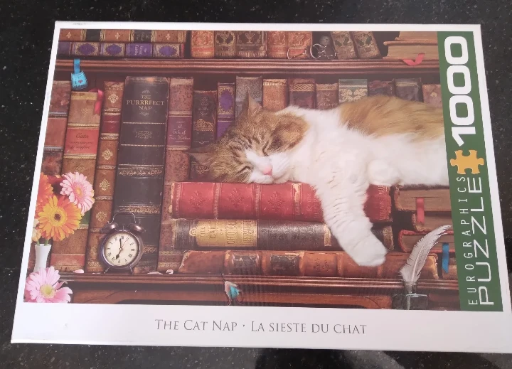 EuroGraphics 1000-Piece Jigsaw Puzzle: The Cat Nap