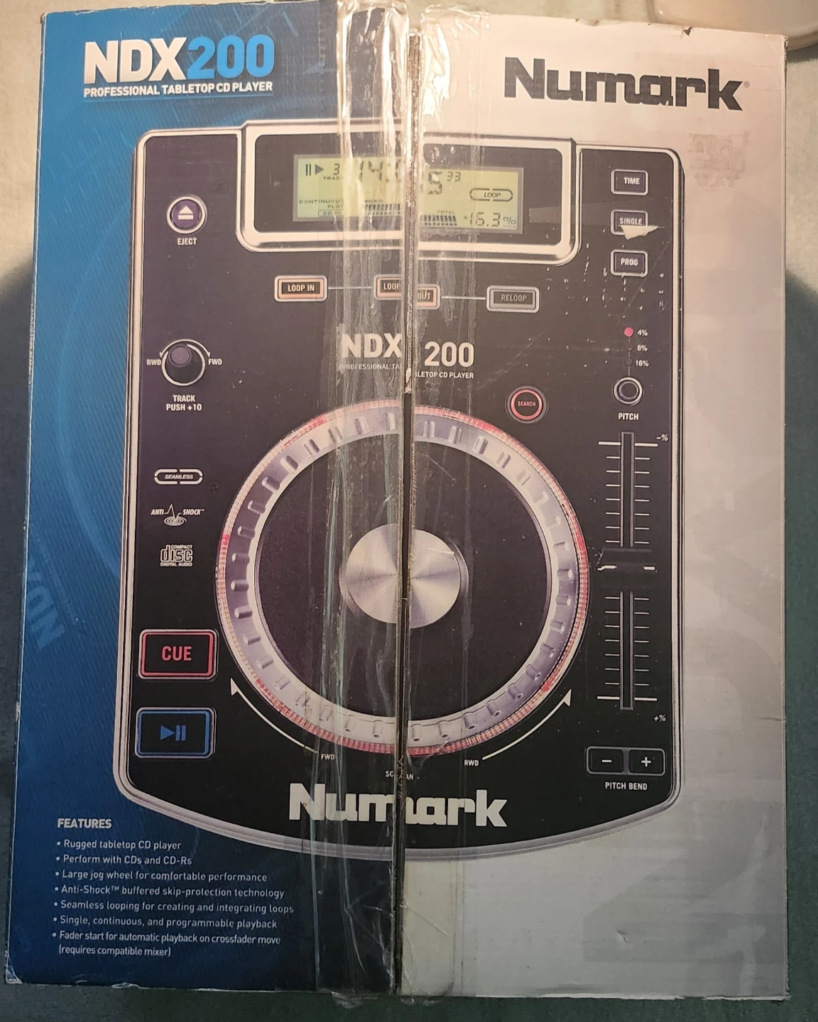 Numark NDX 200 Tabletop CD Player