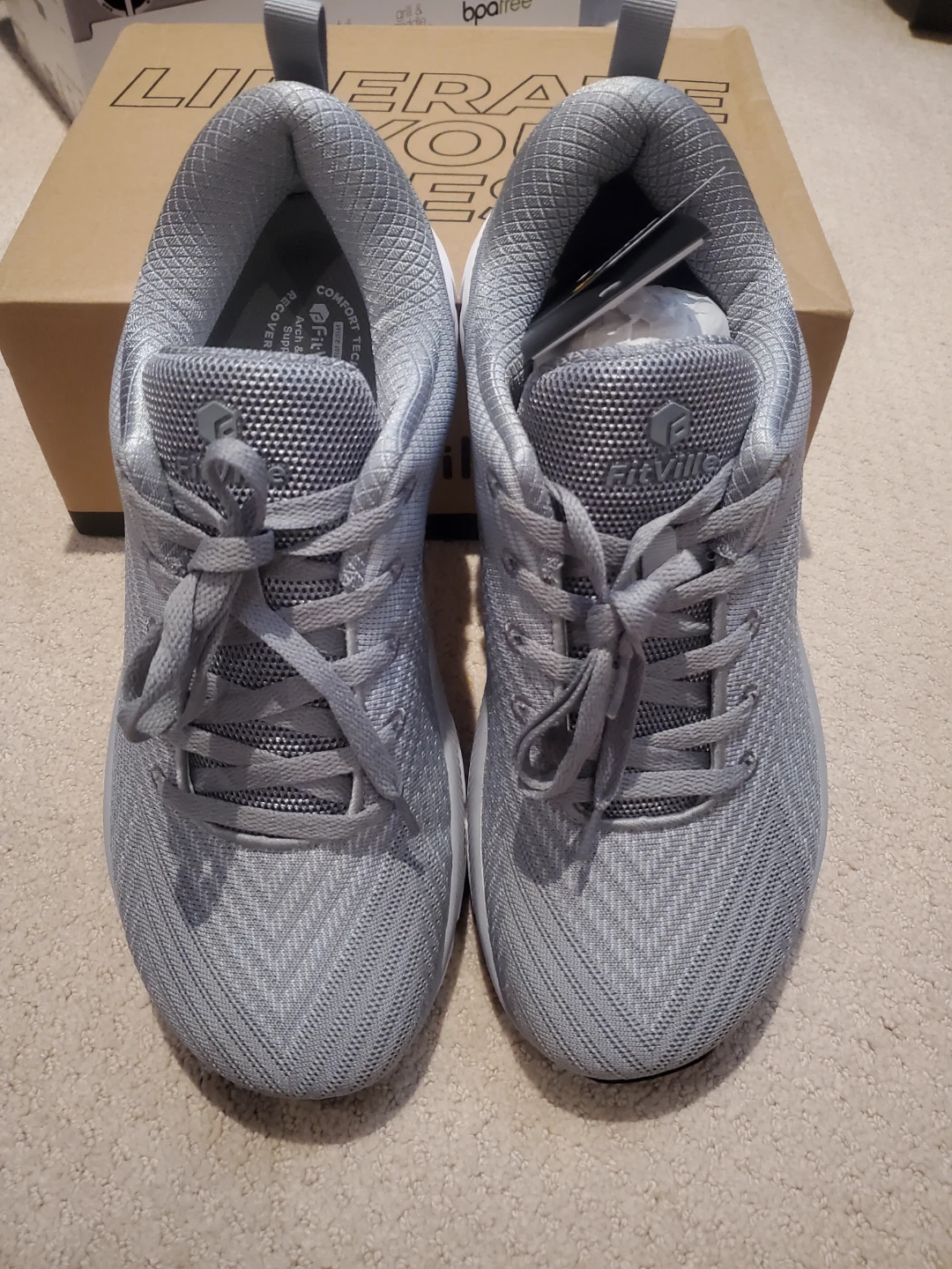 FitVille Men's Wide Width Sneakers - Size 11W - photo 3