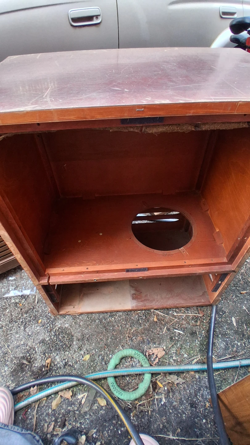 Vintage Wooden Leslie Speaker Cabinet - photo 4