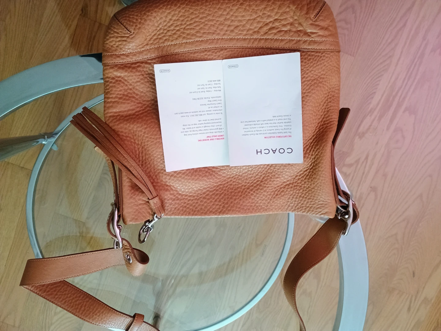 Coach Soft Pebble Leather Hobo Bag