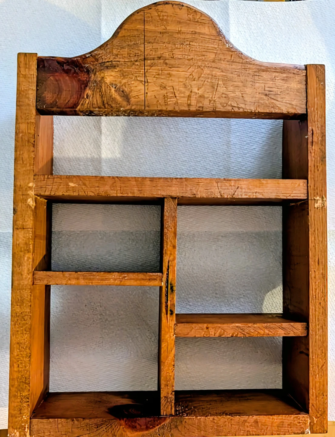 Rustic Wooden Wall Shelf - photo 2