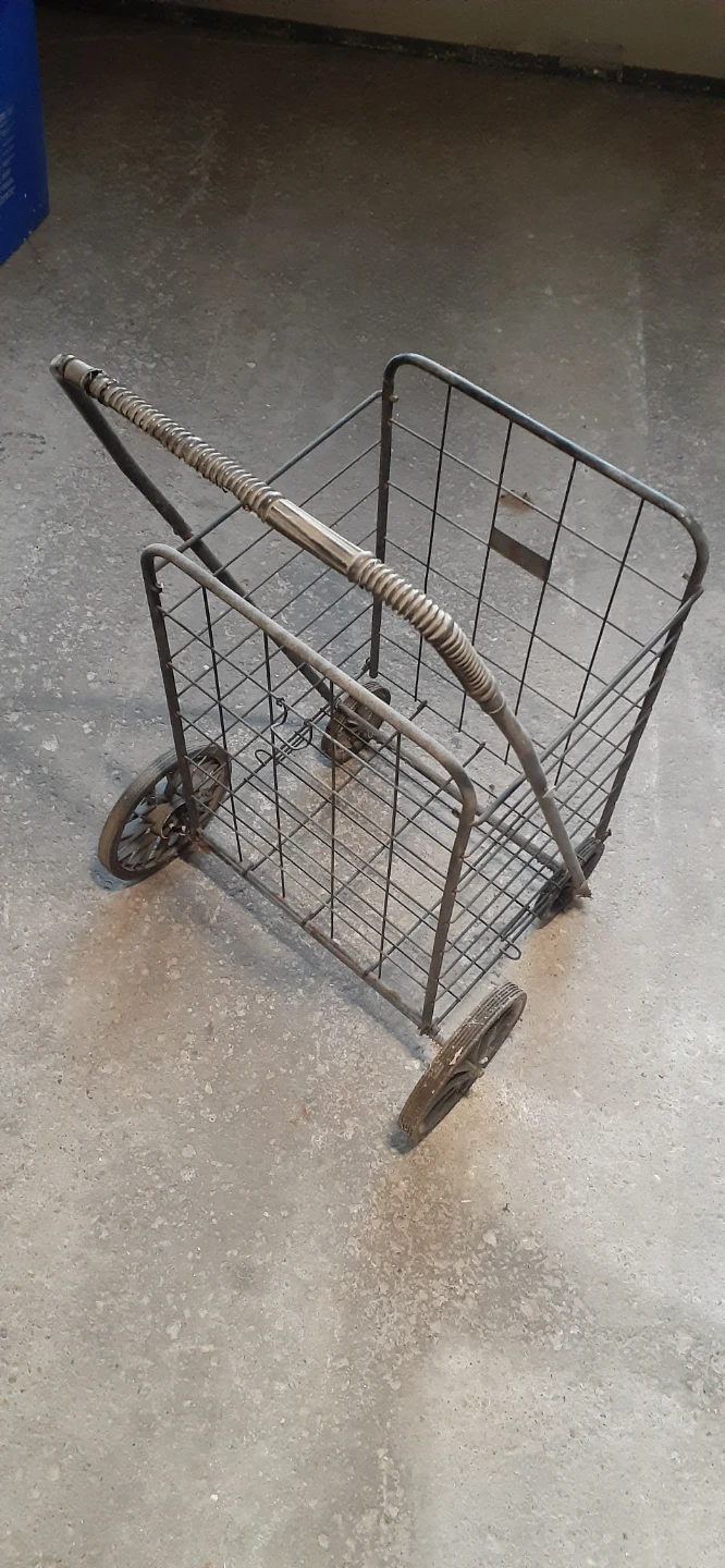 Metal Collapsible Shopping Cart