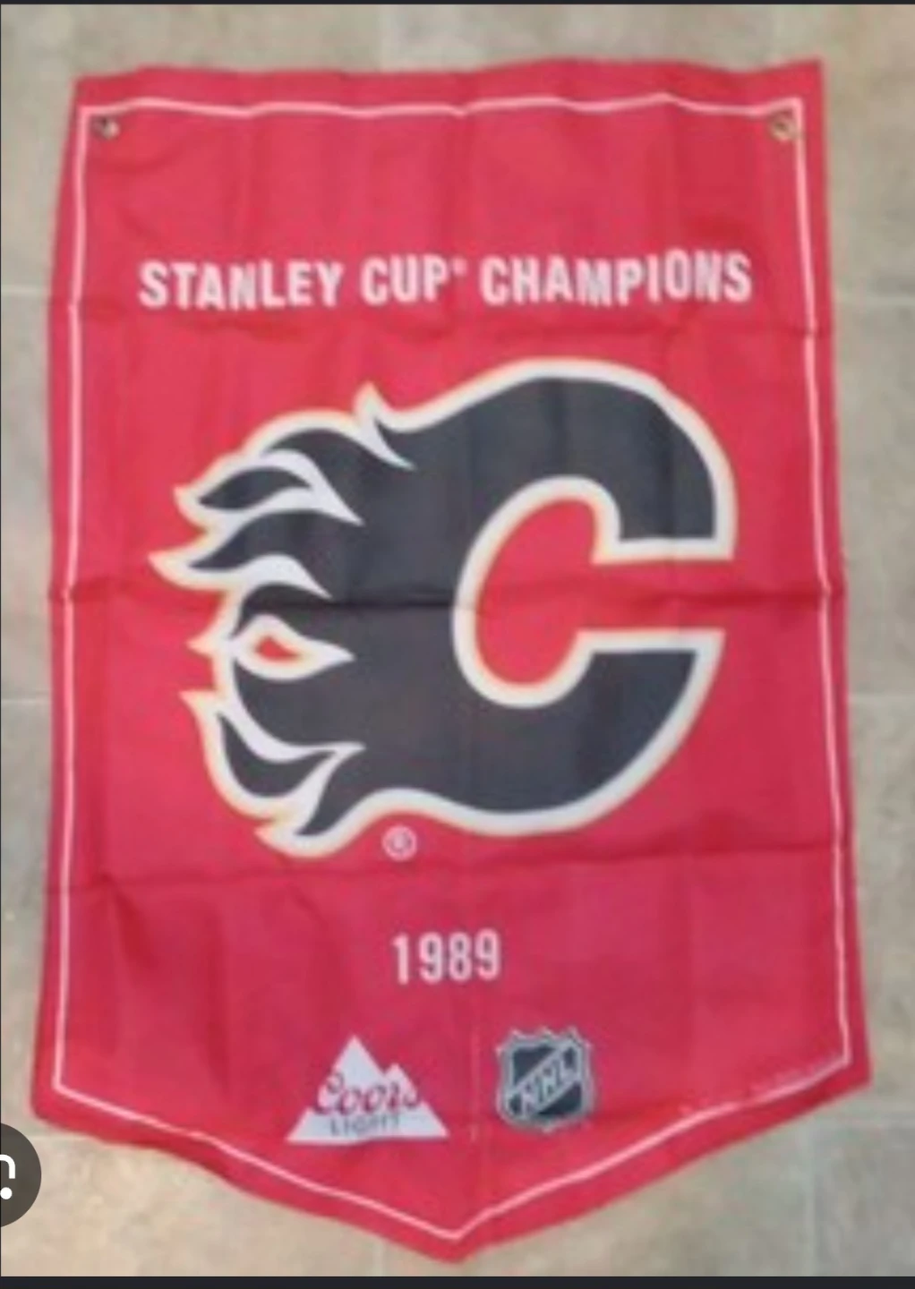 NHL Coors Light Stanley Cup Champions Wall Banners - photo 2
