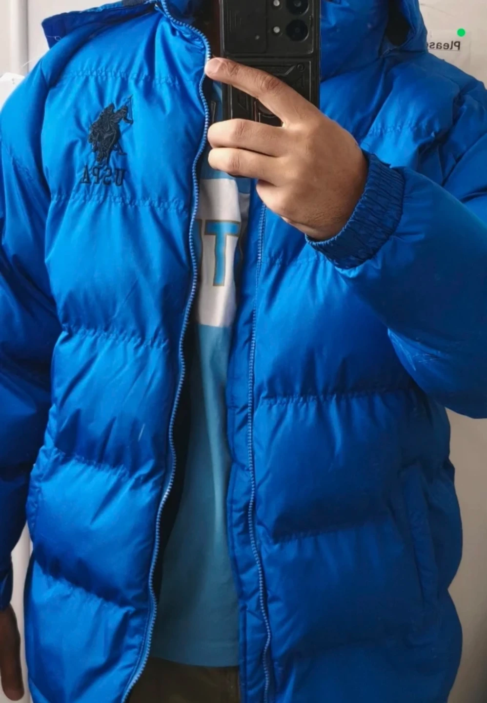 Men's Polo Assn Puffer Jacket.  Like new ! Size XL . - photo 2