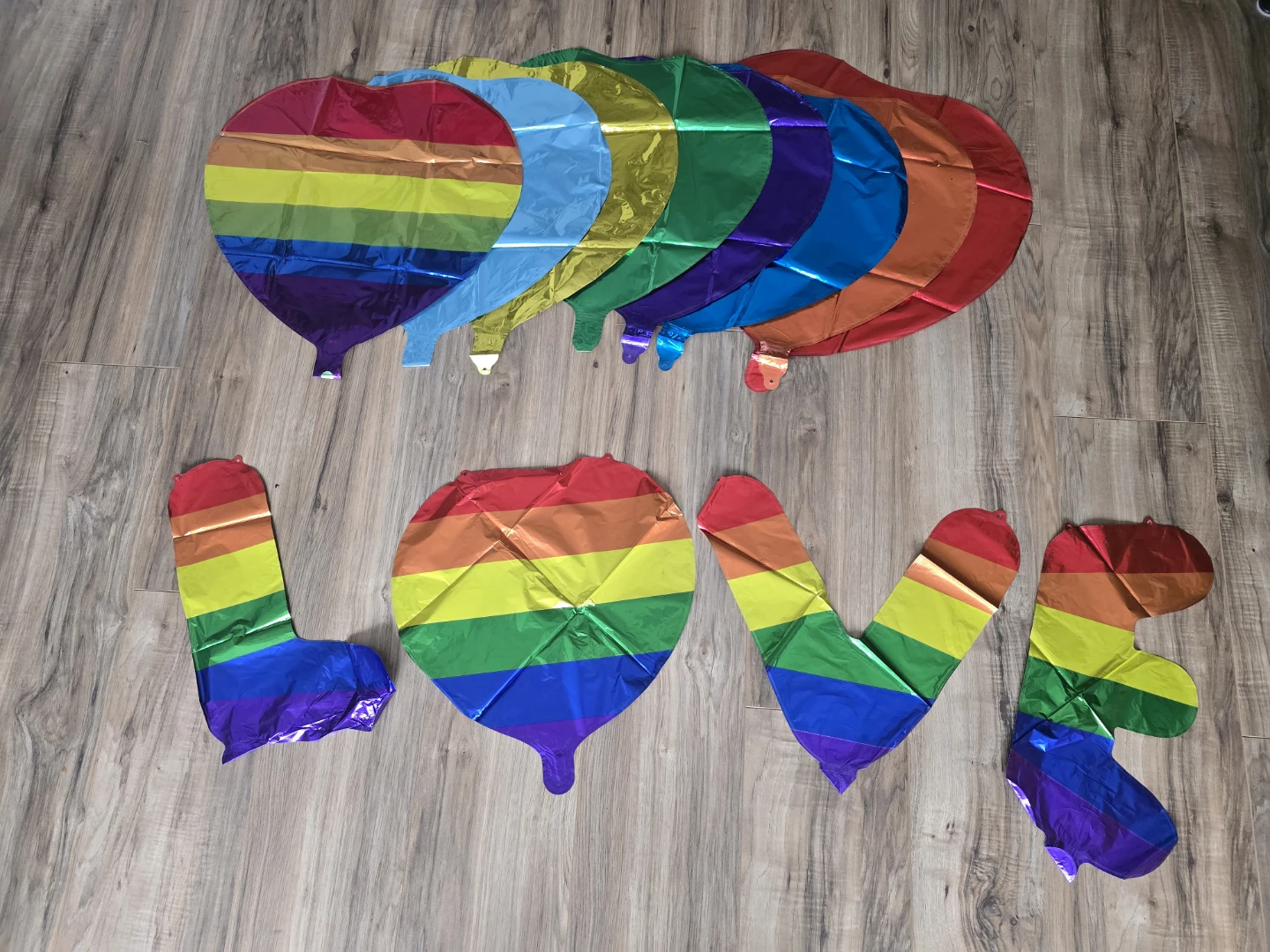 Rainbow Pride Balloon Set