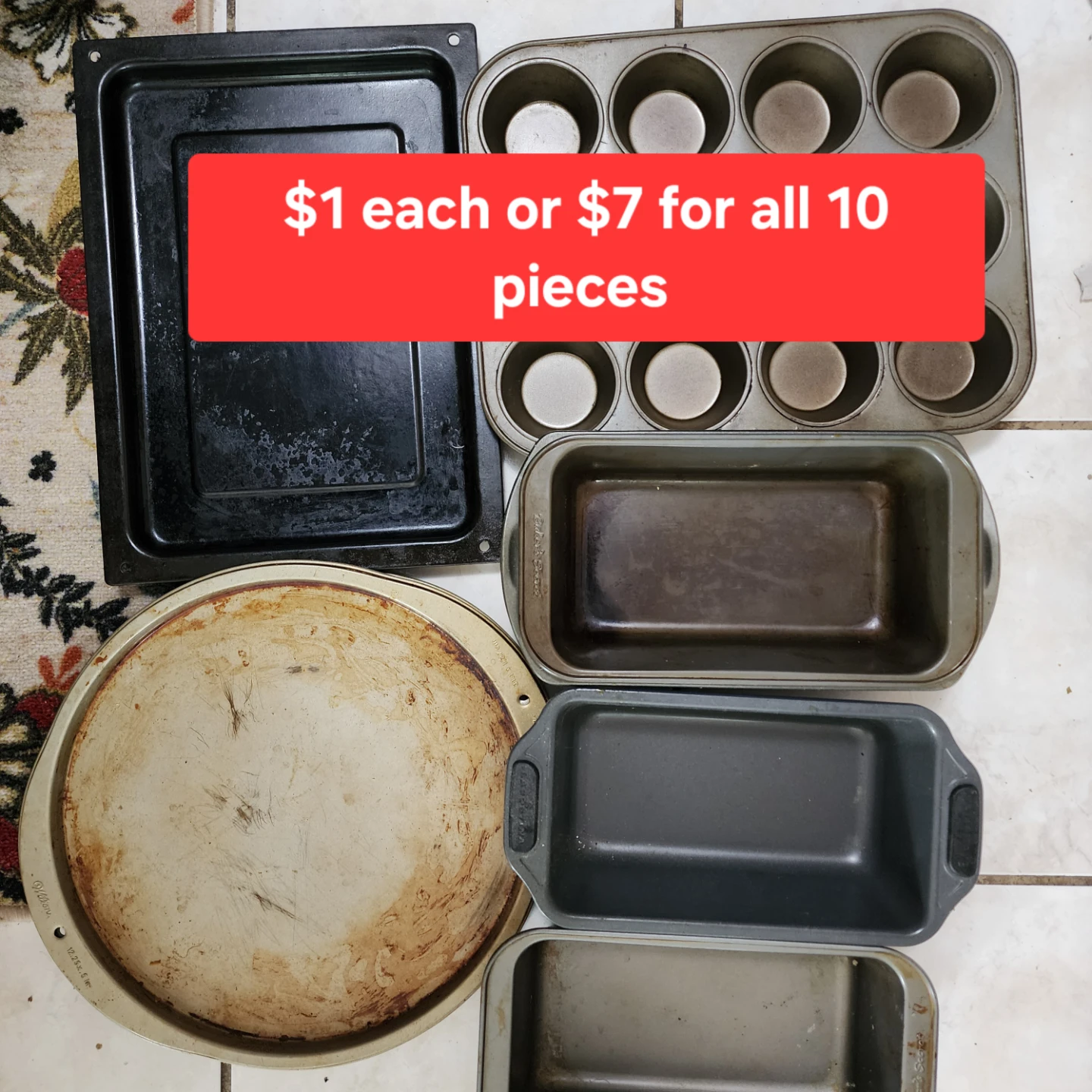 Assorted Baking Pans and Trays