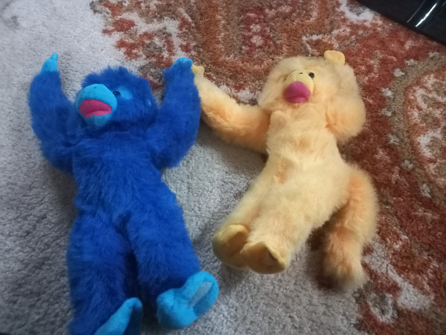 Two Vintage Plush Monkey Toys - photo 2