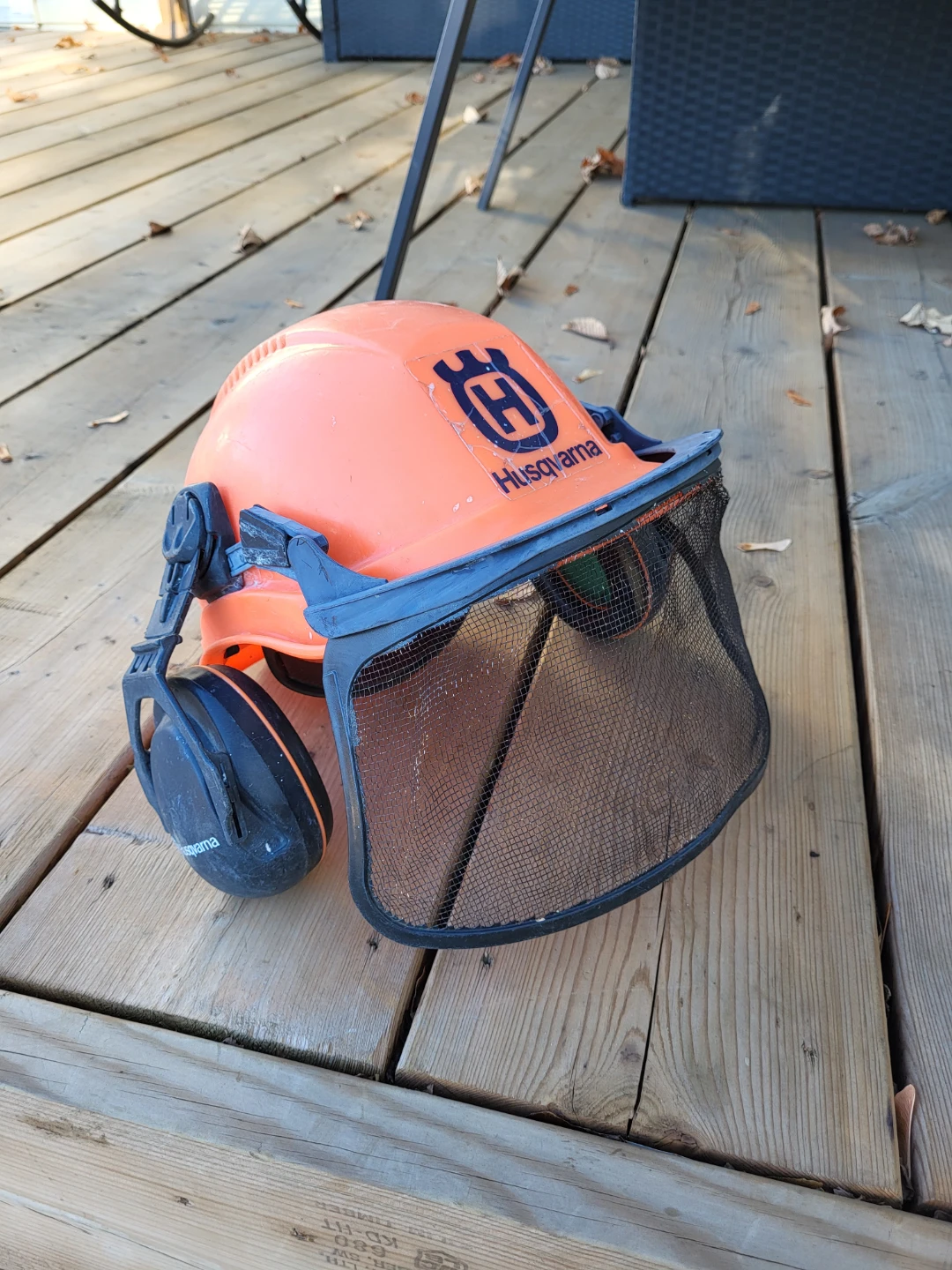 Husqvarna Forestry Helmet with Visor and Earmuffs