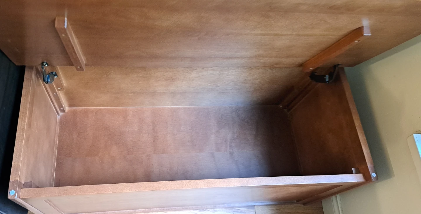 Solid Wood Storage Bench - photo 3