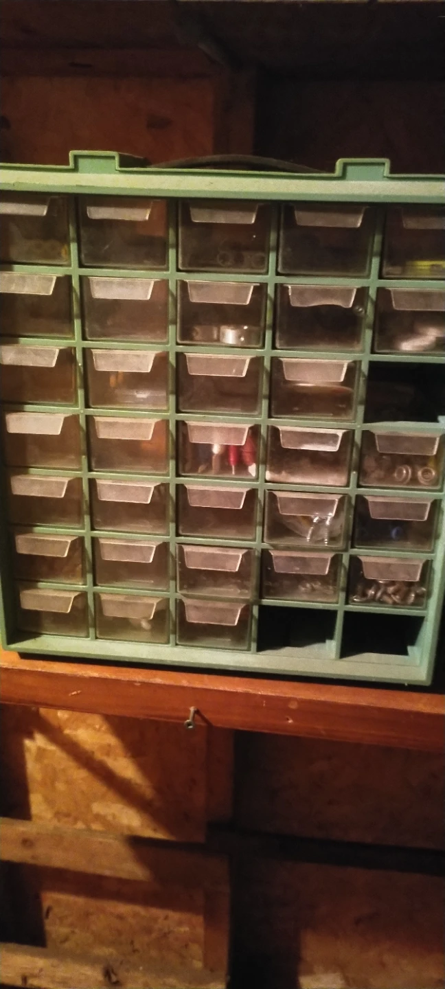 Green Multi-Drawer Small Parts Organizer