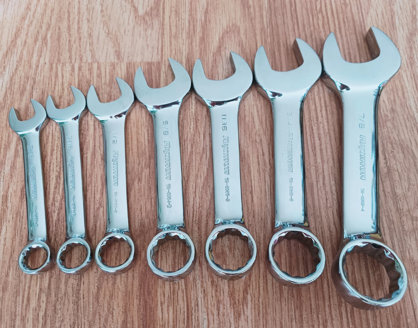 Maximum Combination Wrench Set - 7 Pieces