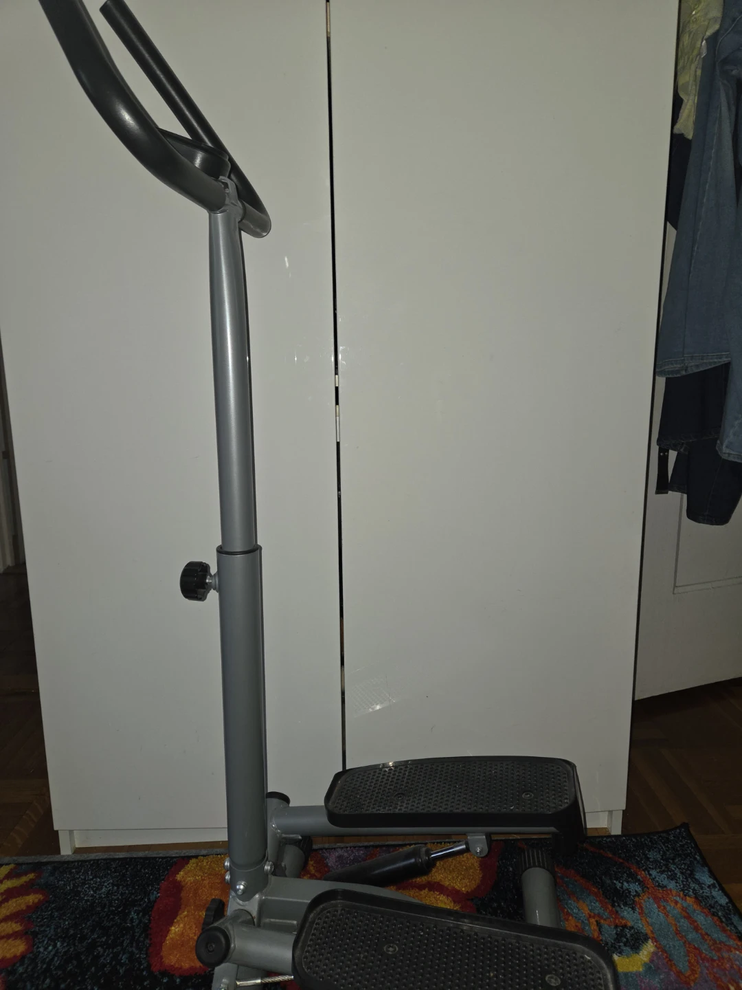 Sunny Adjustable Fitness Stepper with Handlebar - photo 2