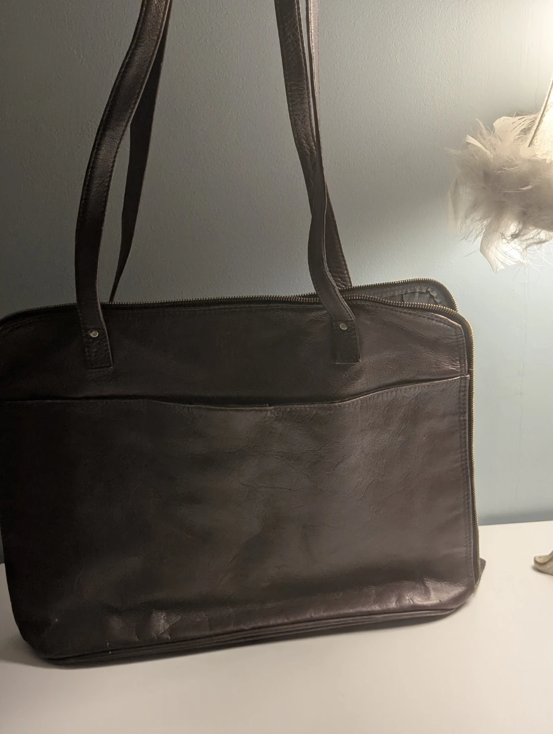 FRYE Genuine Leather Tote Bag