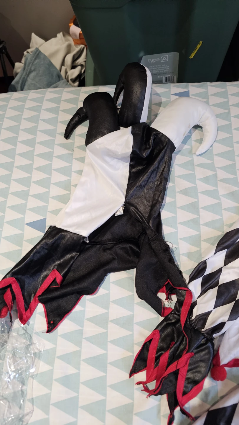 Skeleton Jester Halloween Costume - photo 2