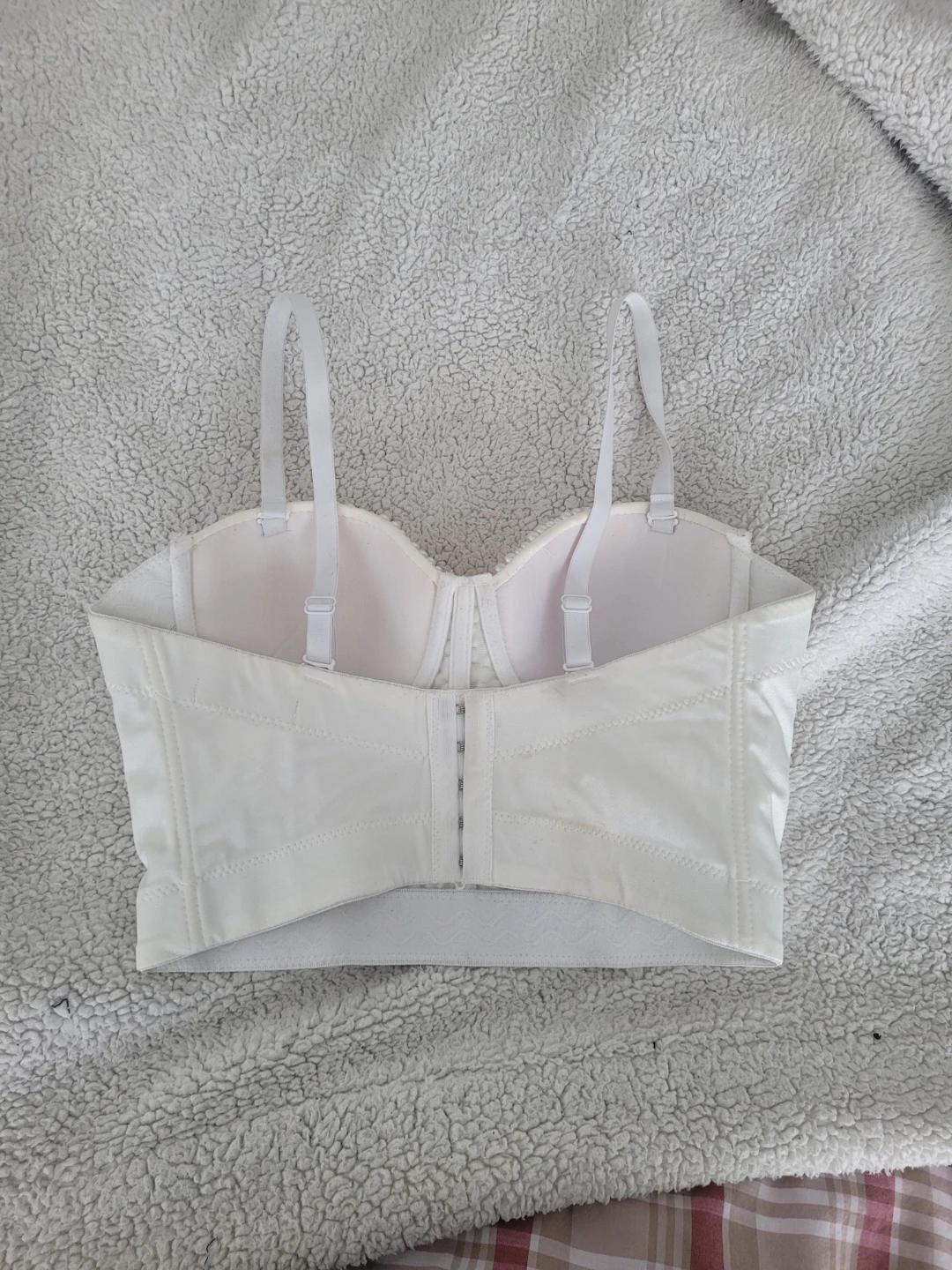 Pearl white bustier - photo 2