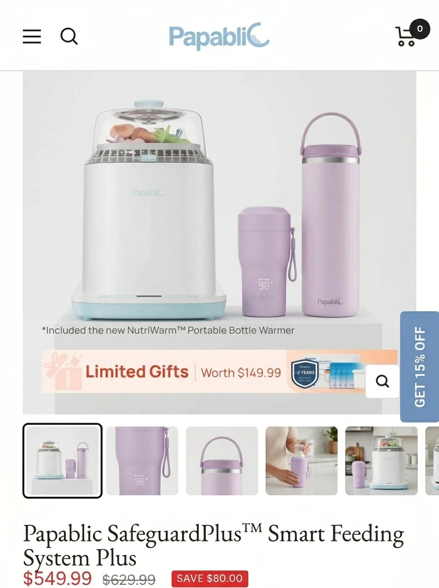 Papablic SafeguardPlus Smart Feeding System