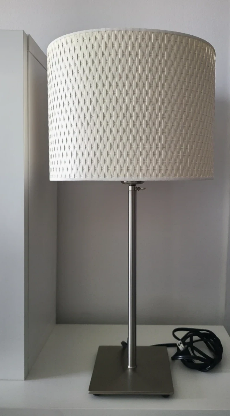 Ikea Table Lamp with Textured Shade