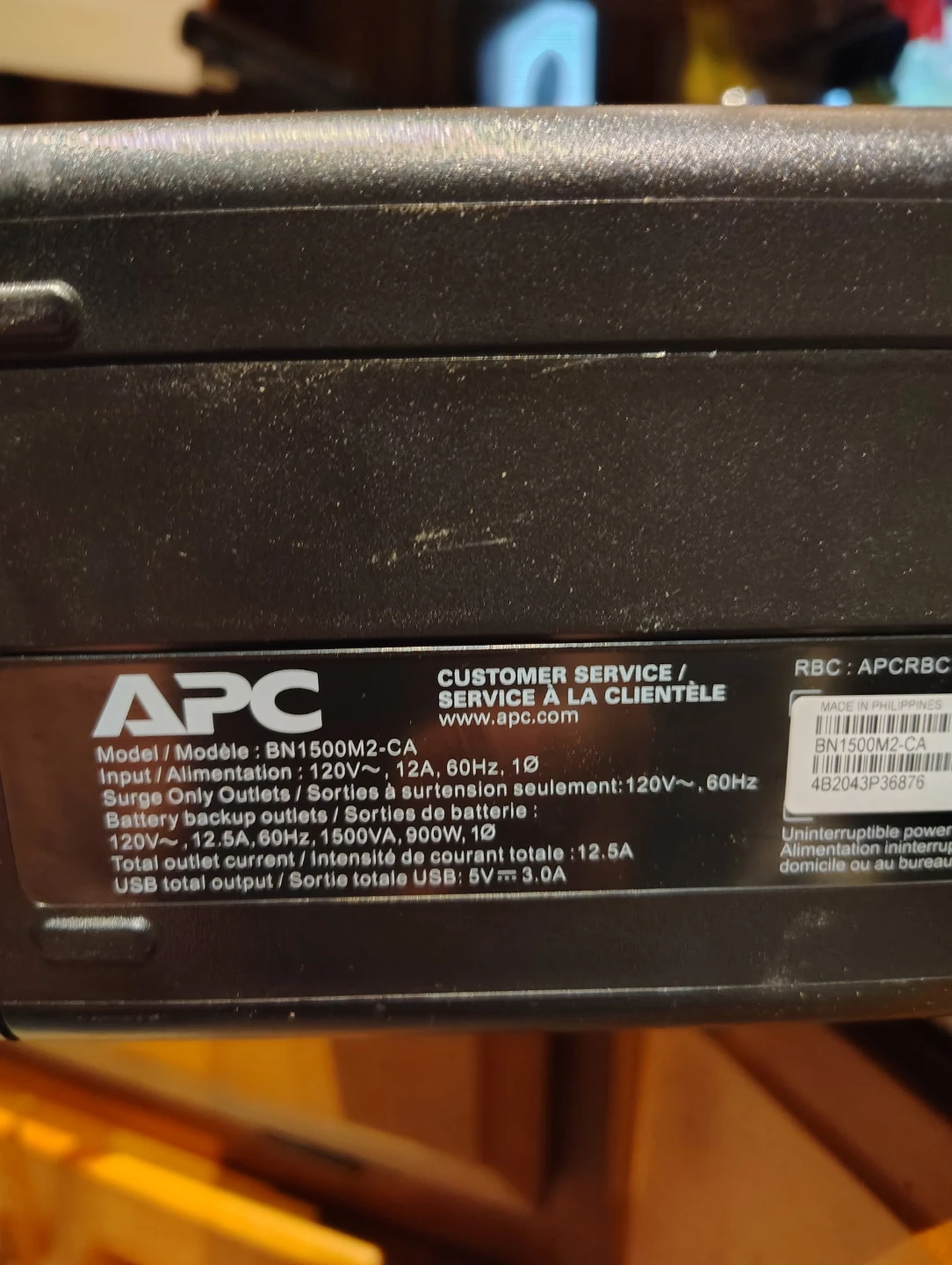 APC Back-UPS 1500 (BN1500M2-CA) - photo 4