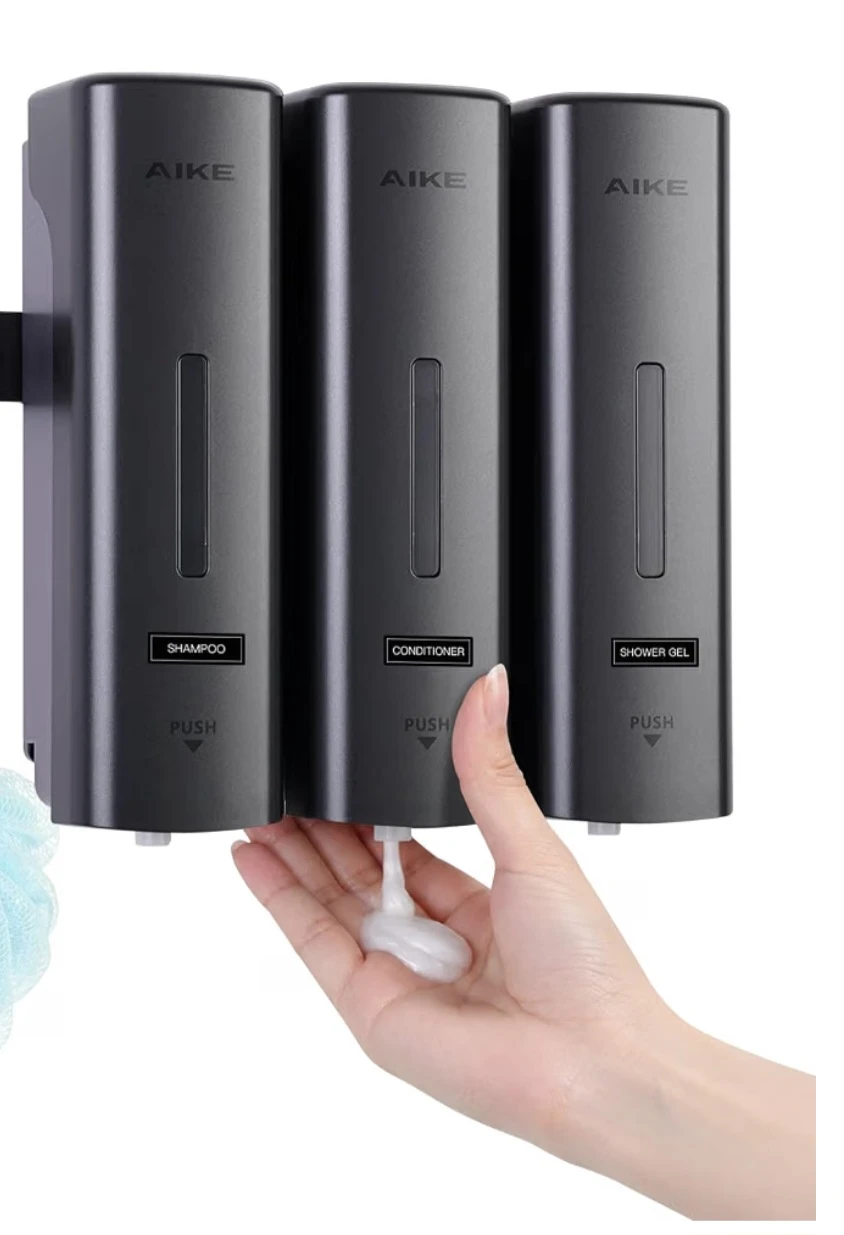 AIKE Manual Soap Dispenser Triple Set