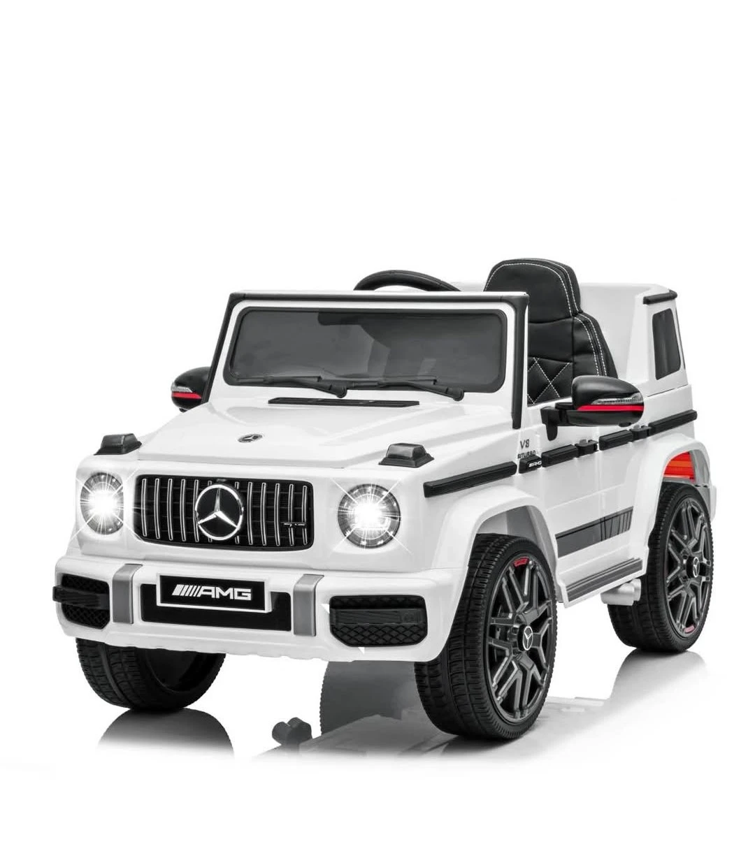 White Mercedes G-Wagon Ride-on Car - 4x4 - Almost New, - photo 2