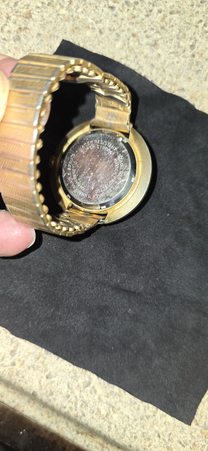 Vintage Teltime Gold-Tone Wristwatch ( U.F.O. Dial ) - photo 5