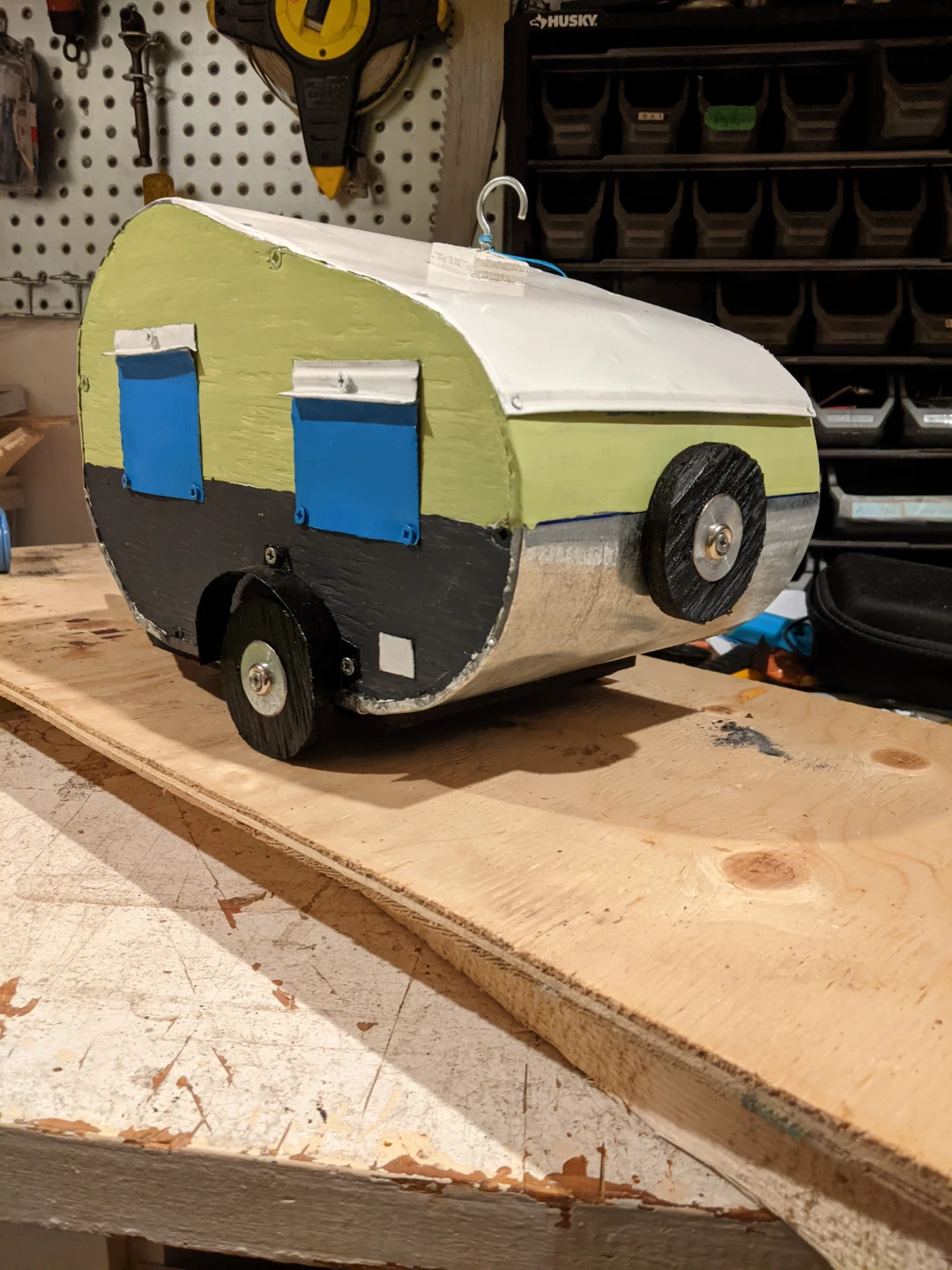 Handmade Trailer Birdhouse - photo 2