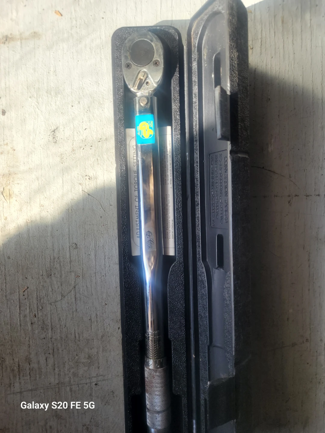 Gorilla 1/2" Drive Click Adjustable Torque Wrench