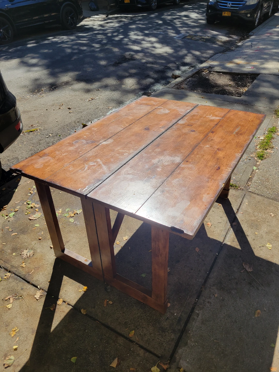 Solid Wood folding dining table - photo 2