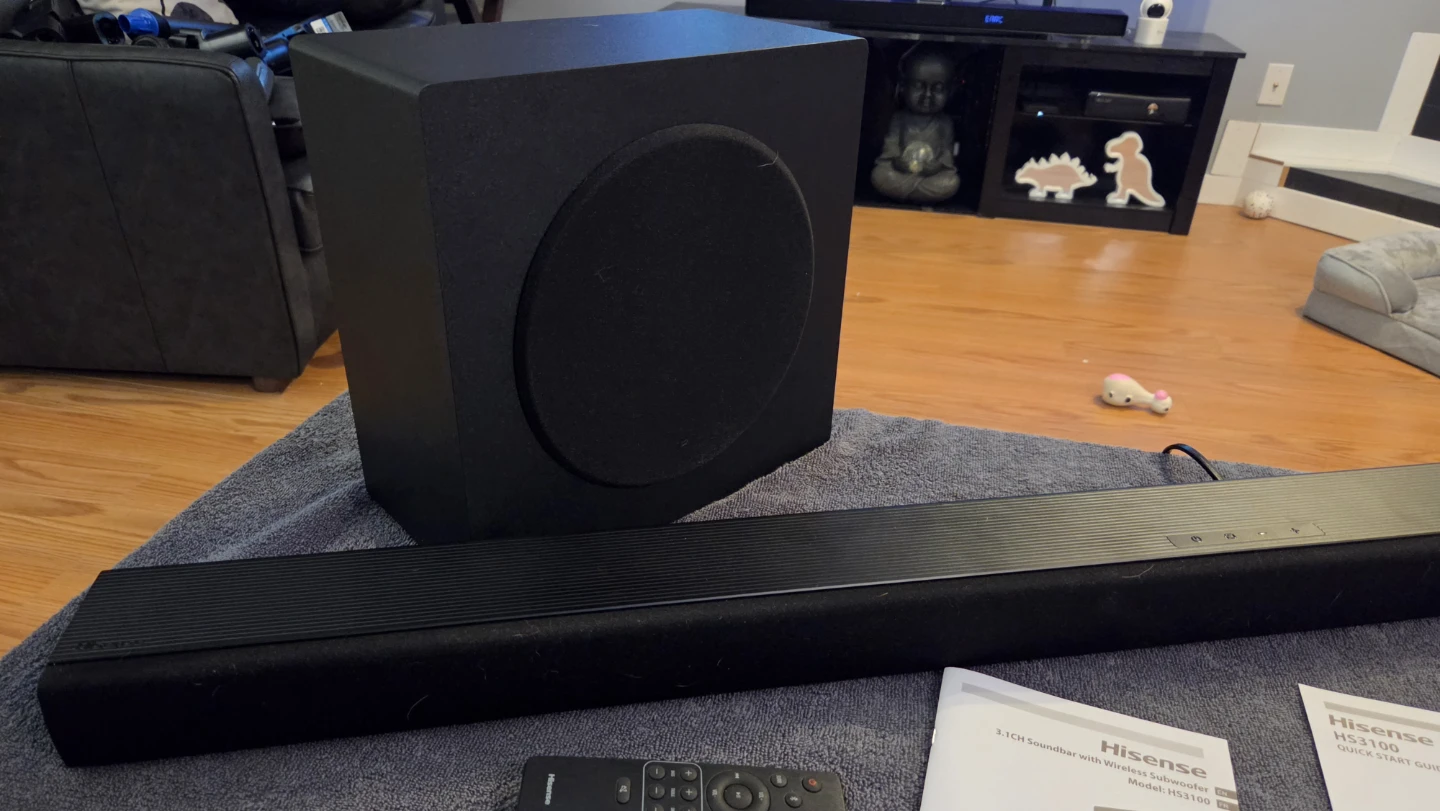 Hisense HS3100 3.1 Channel Soundbar + Wireless Subwoofer - photo 3