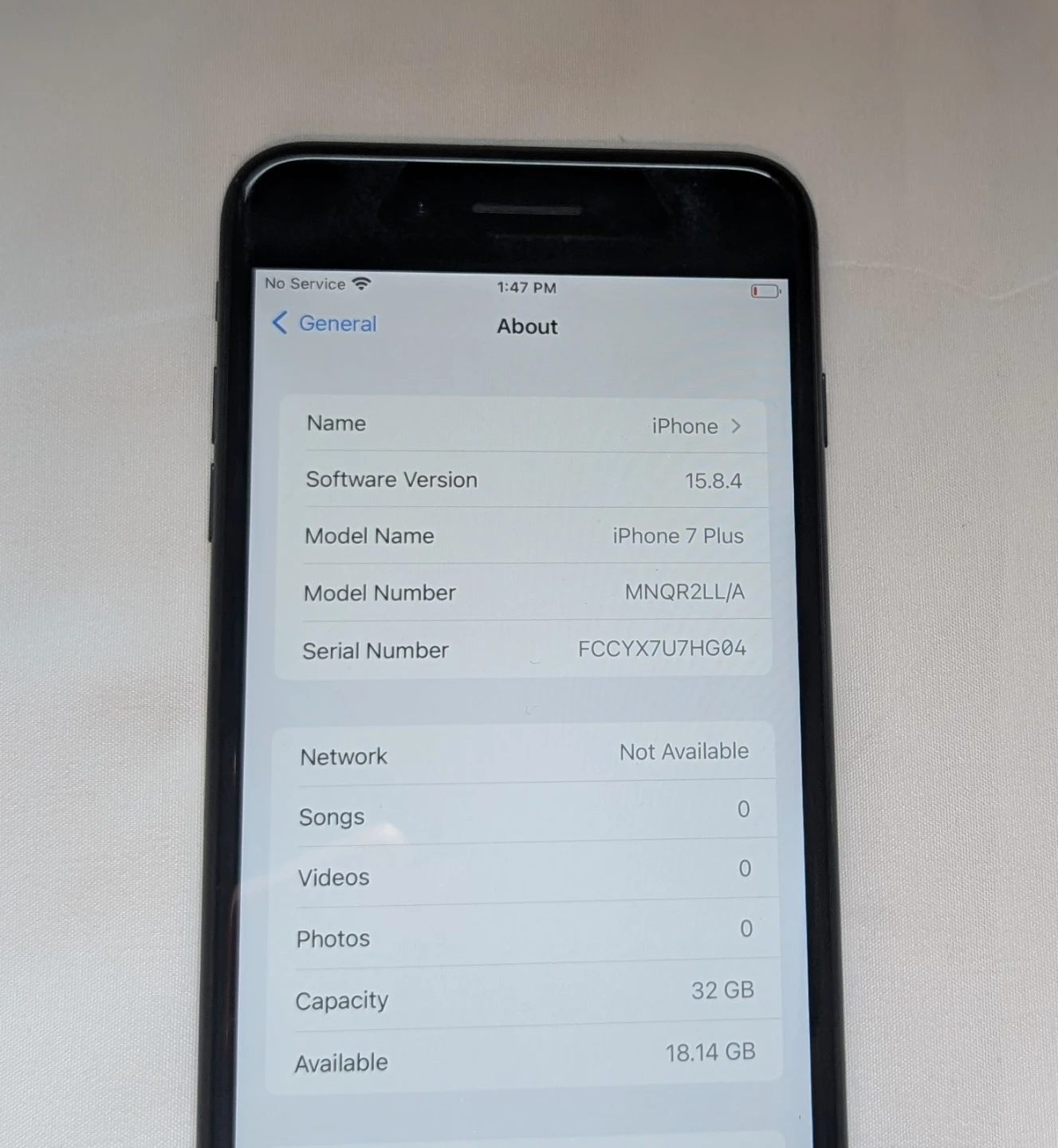 NICE APPLE iPhone 7 PLUS AT&T CRICKET CELL PHONE - photo 2