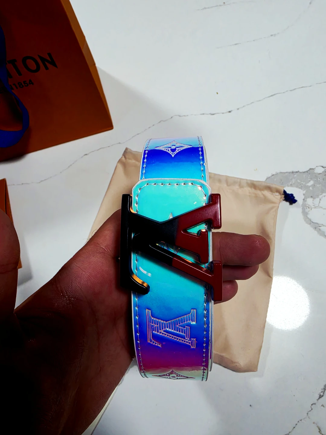 Louis Vuitton Monogram Belt