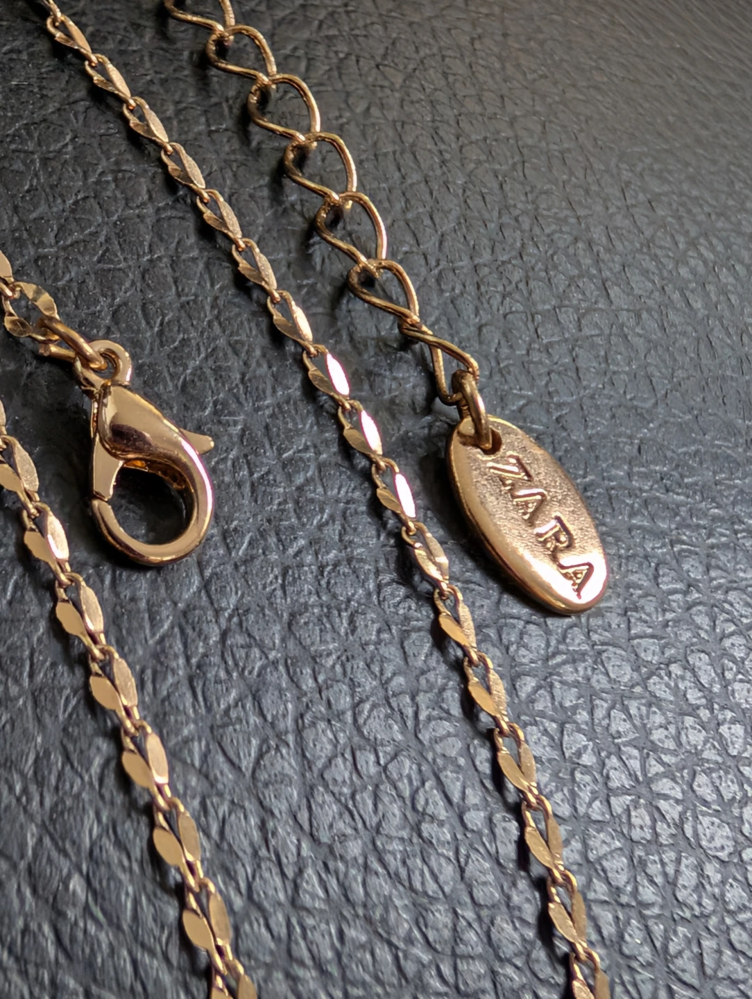 Zara gold-tone link chain necklace - photo 5