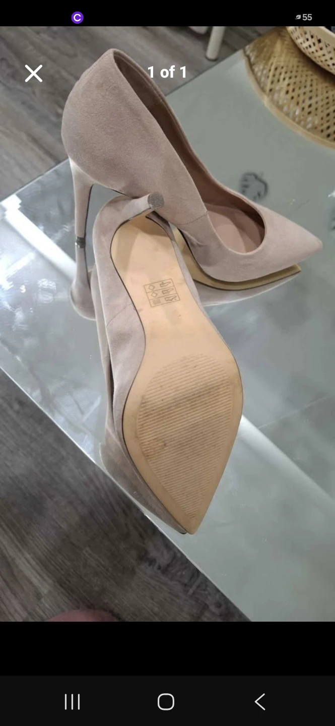 Taupe Pointed Heels
