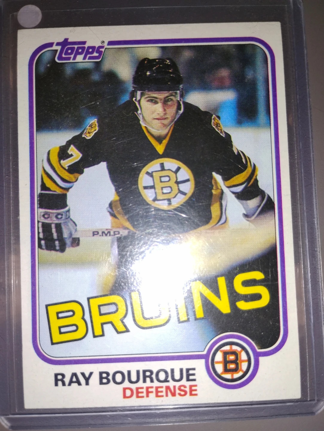 Topps Ray Bourque Boston Bruins Hockey Card