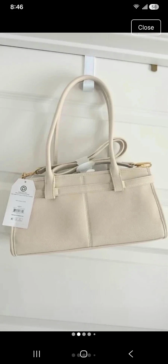 Time and Tru Cream Shoulder Bag - photo 2