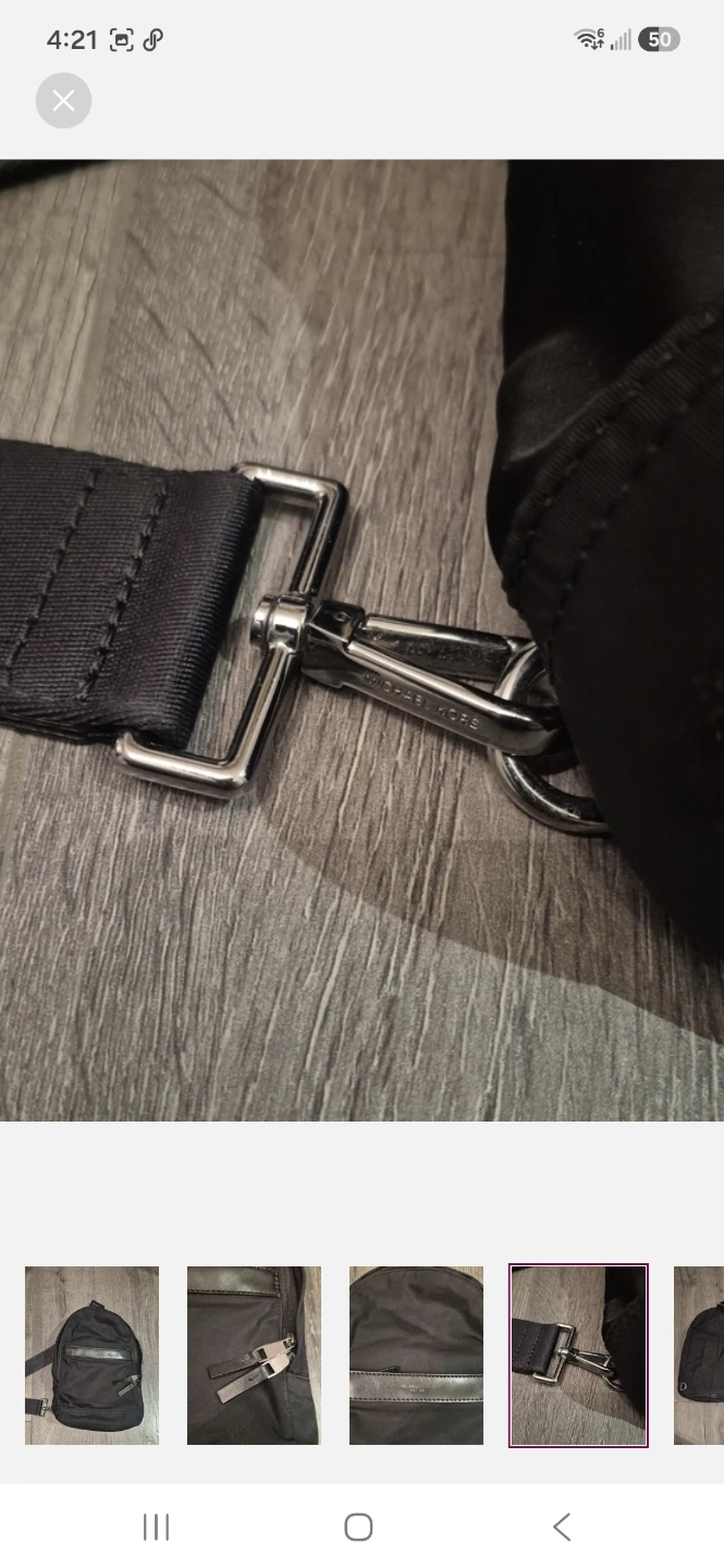 Micheal Kors Black Men's Sling Backpack - CrossBody Style Bag - photo 4