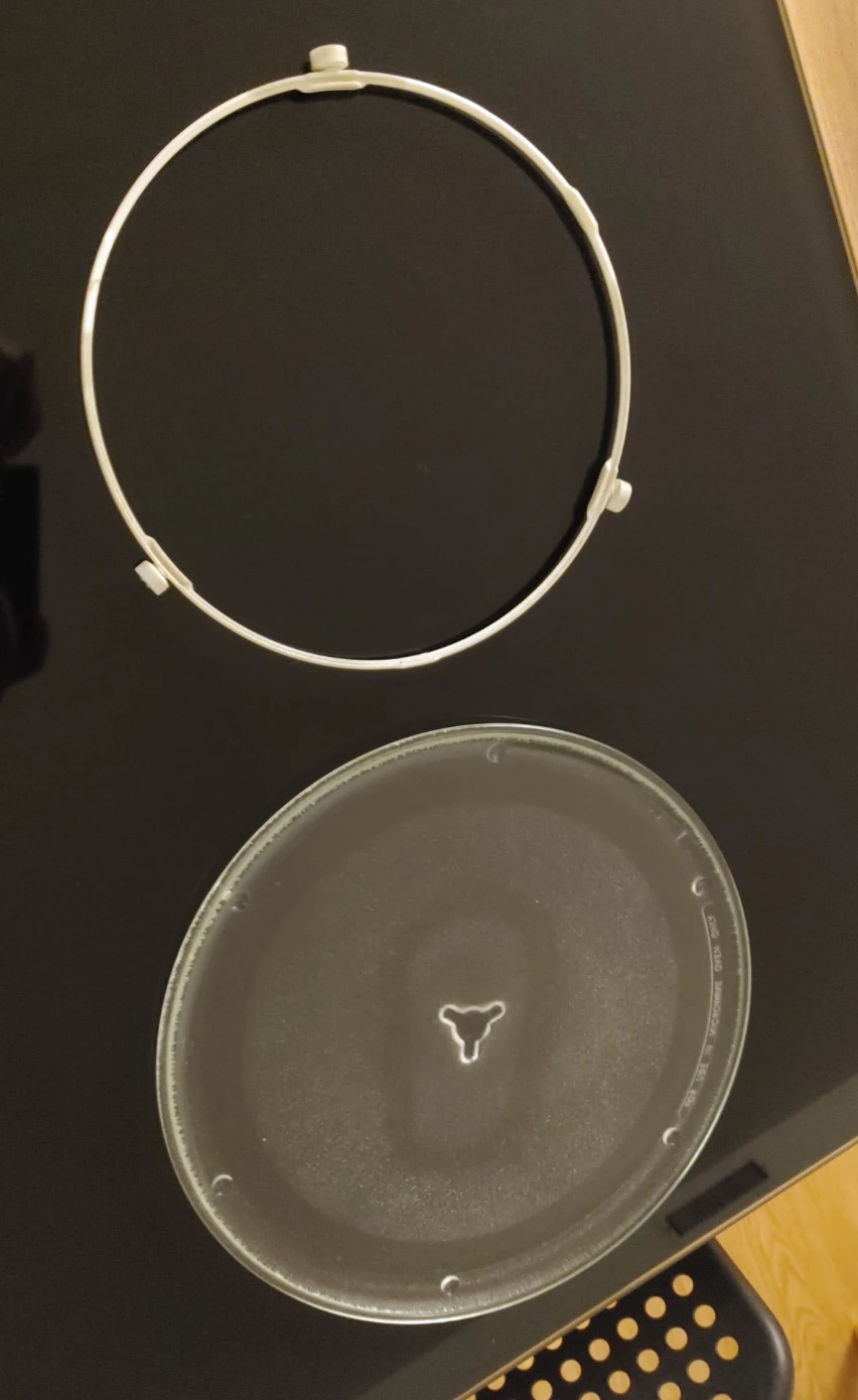 Microwave Glass Tray and Roller Ring - photo 3