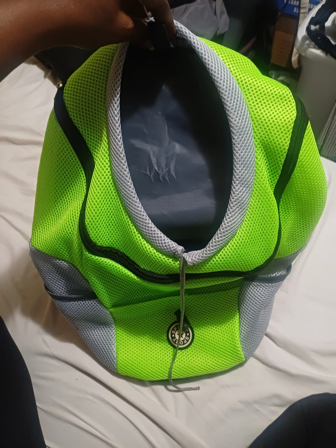 Neon Green Pet Carrier Backpack