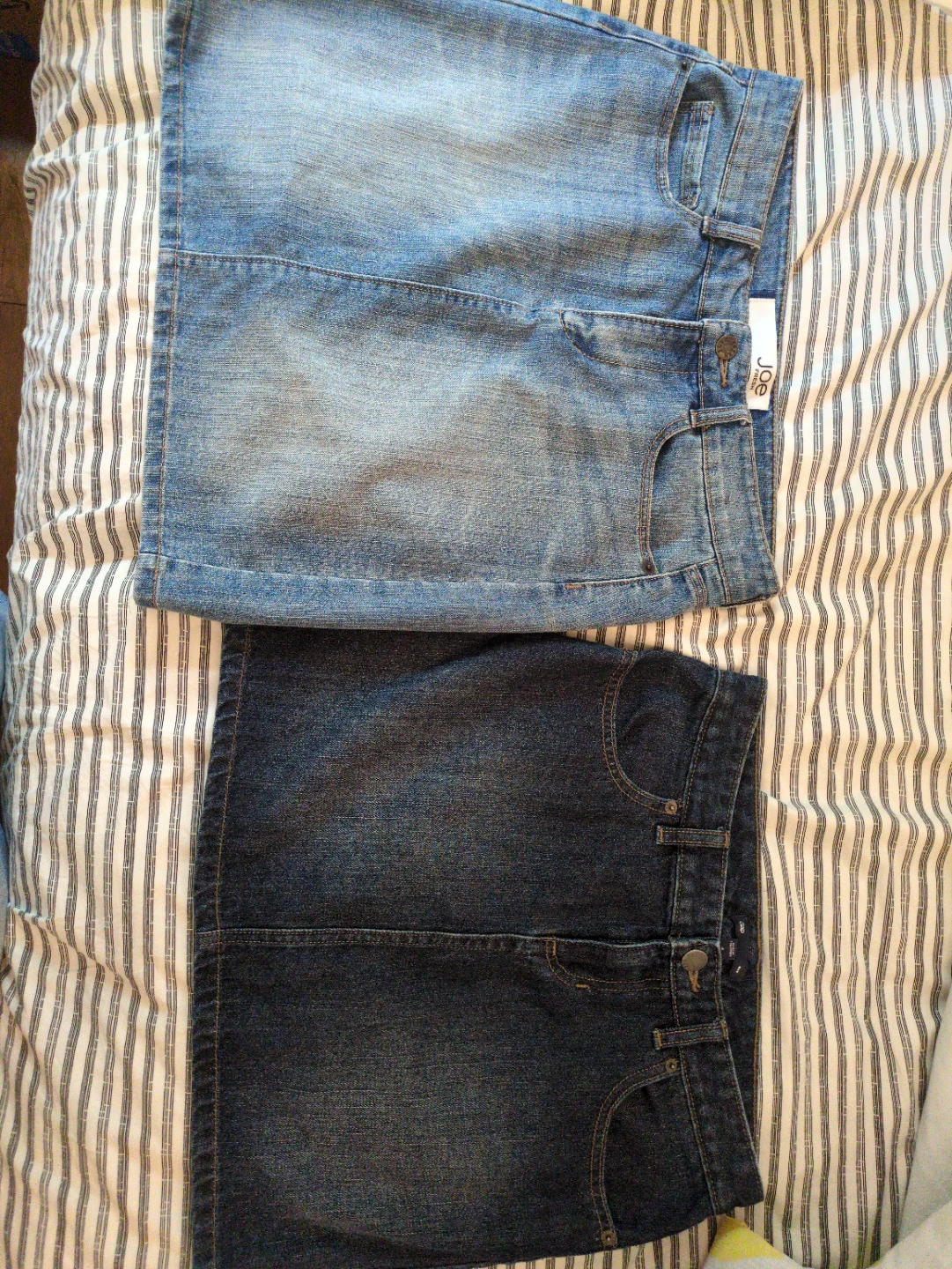 Two Denim skirts