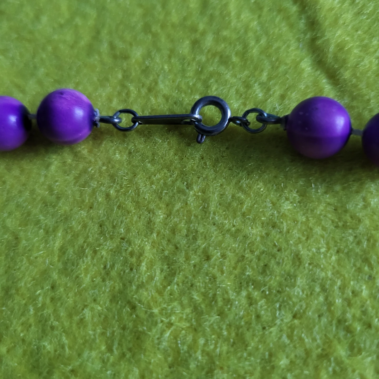 Purple Bead Necklace - photo 2