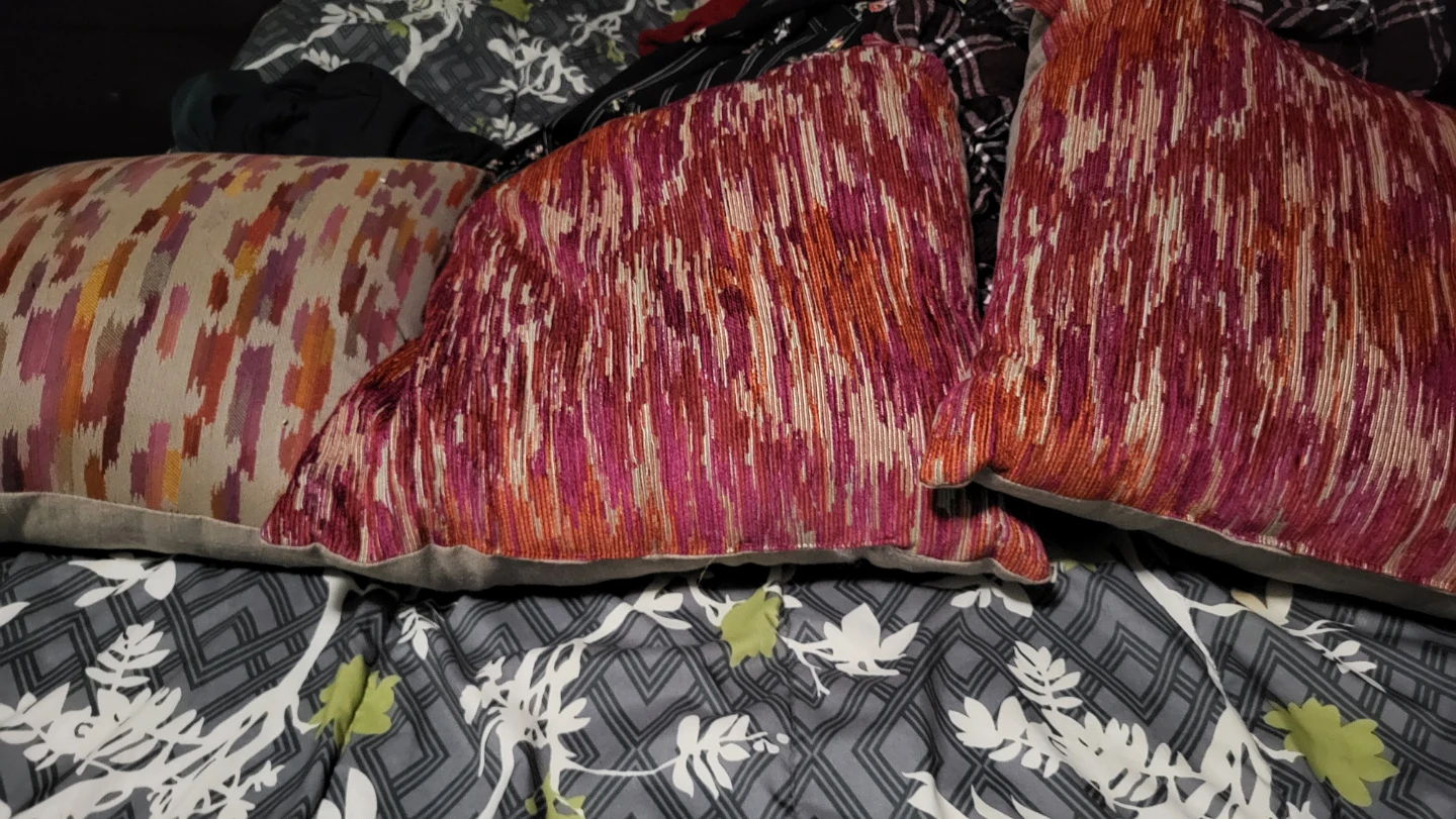 Set of Three Decorative Throw Pillows