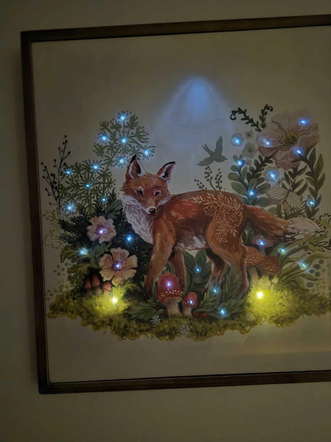 LED Wall Art Pair - Fox and Fawn - photo 2
