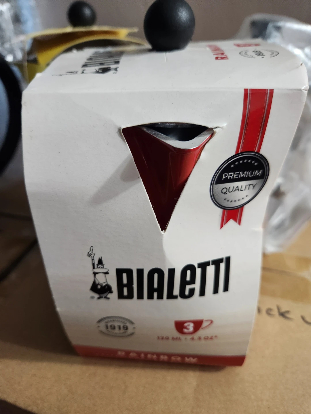 Bialetti Rainbow Moka Pot 3-Cup Red - photo 4