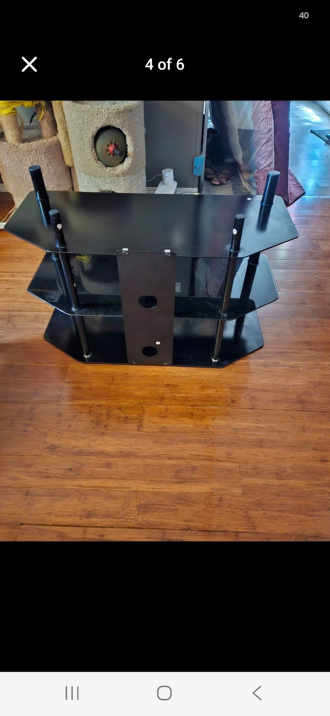 Glass tv stand - photo 2